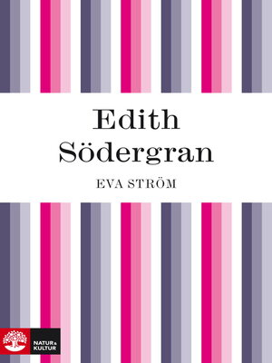 cover image of Edith Södergran